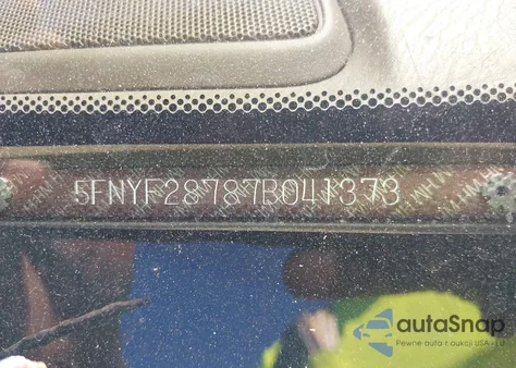 2007 Honda Pilot Ex-L from USA, damaged, VIN 5FNYF28787B041373